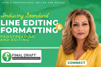 line edit your screenplay to improve dialogue, pacing and scene transitions