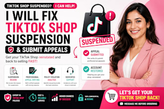 fix tiktok shop and submit appeal