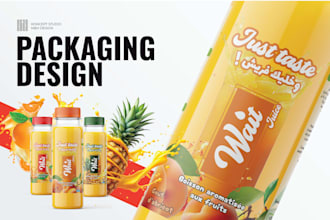 design premium food, beverage, and product packaging labels