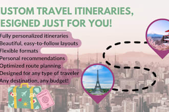 create a thoughtful travel itinerary for your next vacation