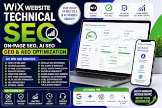 do wix website technical on page seo website ai geo aeo optimization search