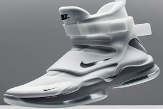 do professional 3d sneaker design, shoe rendering and realistic footwear design