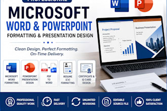 do microsoft word formatting and powerpoint presentation