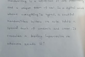 do handwriting and data entry work