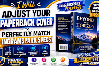 adjust your paperback cover to perfectly match ingramspark specs