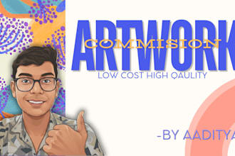 draw fabulous and realistic commission artworks