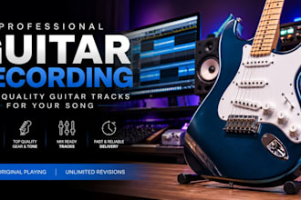 create a spicy guitar loops for you