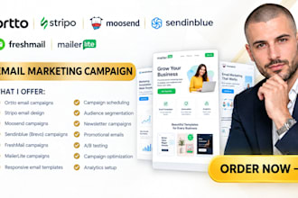 ortto stripo moosend sendinblue freshmail mailerlite email marketing campaign