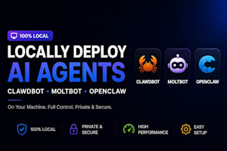 locally deploy clawdbot, moltbot, openclaw ai agent in your machine