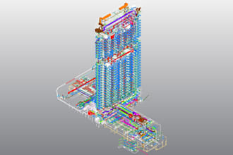 perform navisworks bim coordination and clash detection for mep projects