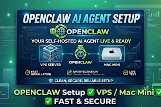 setup and install openclaw ai agent on vps or mac mini