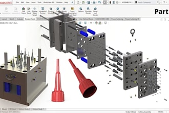 design silicone mold injection mold 3d cad model and mechanical engineering solu
