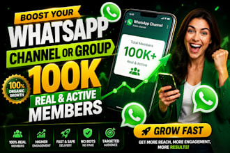 boost your whatsapp followers to 5000k whatsapp channel members with bulk sms