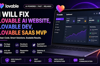 fix lovable, lovable ai website, lovable dev, lovable saas mvp to your style