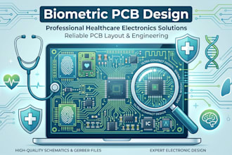 create biometric pcb design for health monitoring systems