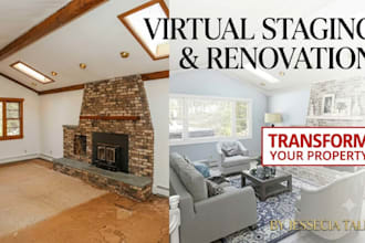 virtual staging, renovation  photo enhancement