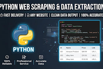 do python web scraping and automation