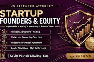 write a custom cofounder agreement and startup ownership structure
