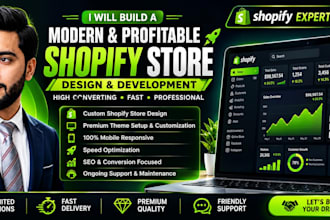 create a professional shopify store