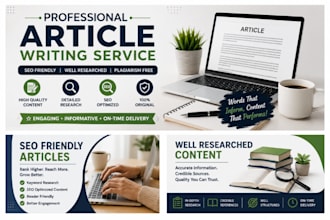 write english blog posts and articles