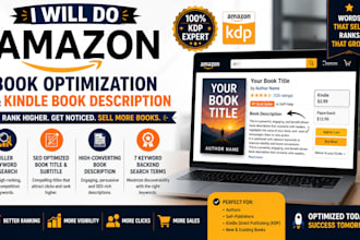 do amazon book optimization kindle book description