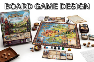 design your custom board game, card game and complete tabletop game assets