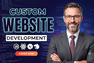 develop a custom full stack web application and wordpress