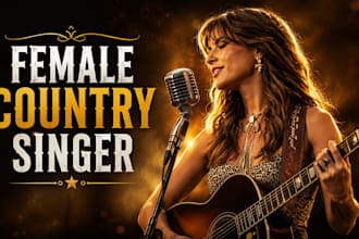 be your female vocalist, country music and rock singer