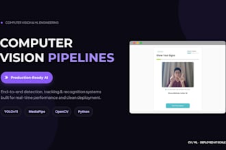build custom computer vision pipelines using yolo and mediapipe