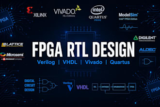 design fpga rtl in verilog vhdl using vivado and quartus