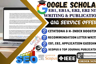 increase google scholar citations, backdate research article and scopus writing
