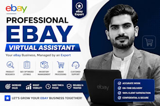 manage your ebay store as an expert ebay virtual assistant