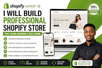 build a professional shopify store for your business