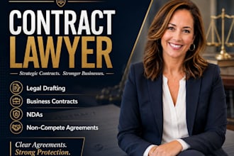 be your startup lawyer for legal advice contract drafting and compliance
