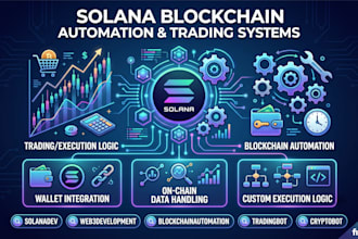 build custom blockchain automation and trading systems