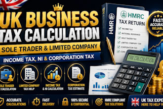 calculate uk sole trader and limited company tax, income tax and ni