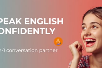 be your english conversation partner and accountabilitybuddy