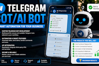 custom telegram bot with payments and integrations with telegram automation