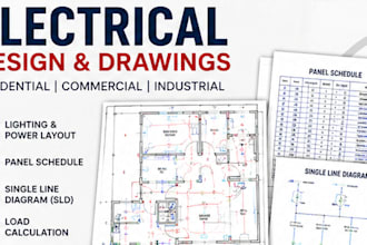 do professional electrical design and electrical drafting