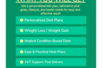 create a personalized healthy diets and meal plans for you