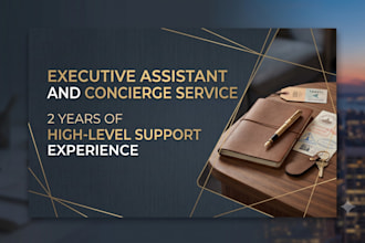 be your on call executive assistant