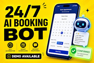 build an ai appointment setter chatbot and calendar automation