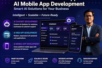 build ai powered web app, chatbot and saas application