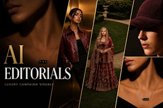 create luxury ai editorial ads for your fashion or jewelry brand