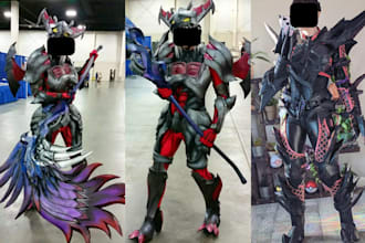 do cosplay creation anime evafoam cosplay armor wearable mask helmet prop weapon