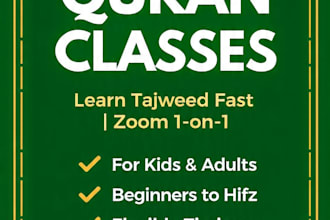 teach quran with tajweed for kids and adults online