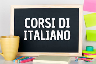 give you italian conversation lessons