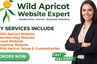 design wild apricot membership website event nonprofit