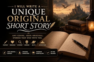 write an original short story in any genre
