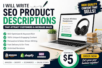 seo product descriptions that increase sales